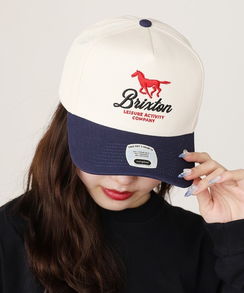 BRIXTON(ブリクストン)の「BRIXTON/ブリクストン LEISURE ACTIVITY MP SNPK キャップ メンズ 夏物 夏服(キャップ・メンズ・ネイビー/グリーン・ONE SIZE)」の21枚目の写真