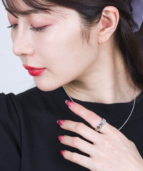 TOMWOOD(トムウッド)】Cushion Band シルバーリング 指輪