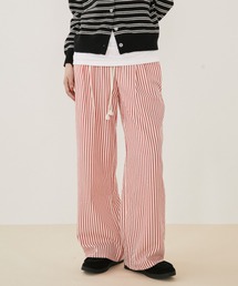 MERLOT（メルロー）の「【動画あり】シアサッカーストライプロングパンツ（その他パンツ）」