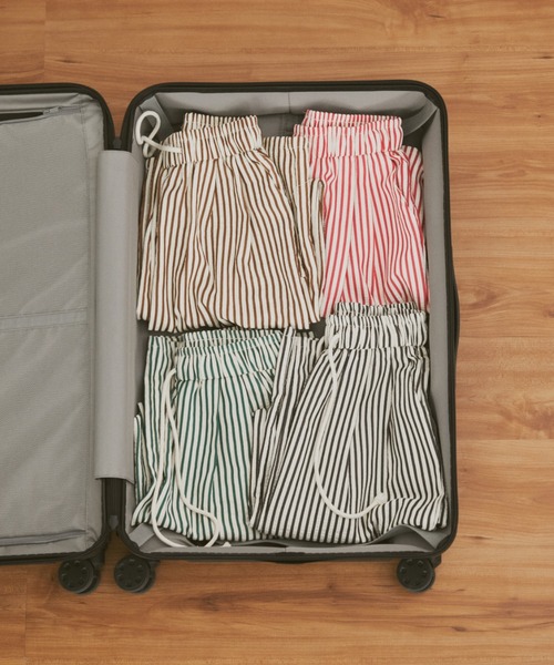 MERLOT（メルロー）の「【動画あり】シアサッカーストライプロングパンツ（その他パンツ・レディース・ネイビー/ブラック/レッド系その他/グリーン系その他/ブラウン系その他/ブラック系その他/レッド/ブラック系/ブルー系/イエロー系・FREE）」の16枚目の写真