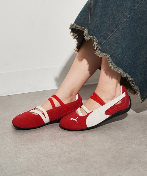 puma スピードキャット　バレエ　23 PUMA プーマ ウィメンズ スピードキャット バレエ メタリック