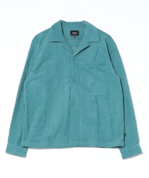 HUF(ハフ)の「【HUF】HUF CO CORDUROY OVERSHIRT BU00192(その他アウター・メンズ・ブルー/ベージュ・XL/L/M/S)」の2枚目の写真