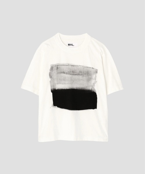 tシャツ LIGHT COTTON JERSEY TOP レディース MHL.（エムエイチエル）の「LIGHT COTTON JERSEY TOP（Tシャツ