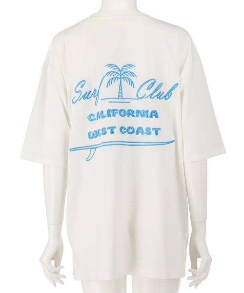 anap mimpi（アナップミンピ）の「サーフ プレート メッセージ カラー ロゴ 刺繍 Tシャツ（Tシャツ/カットソー・レディース・ブラウン/ピンク/ブルー/オフホワイト・FREE）」の22枚目の写真