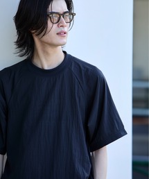 NB Grey ウーブン Tシャツ