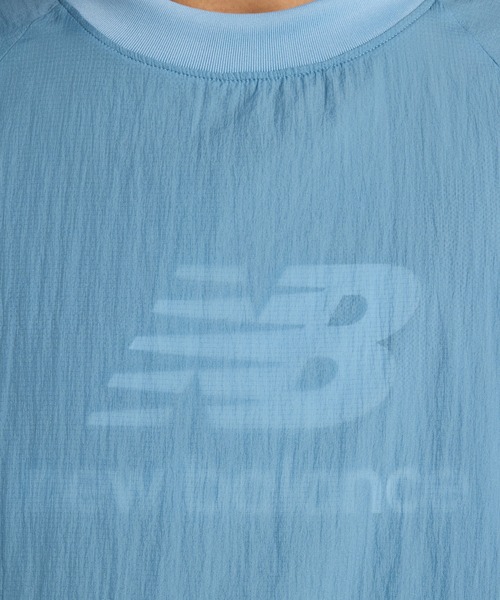 NEW BALANCE(ニューバランス)の「NB Grey ウーブン Tシャツ(Tシャツ/カットソー・メンズ・スカイブルー/ブラック・SMALL/XX-LARGE/X-LARGE/LARGE/MEDIUM)」の10枚目の写真