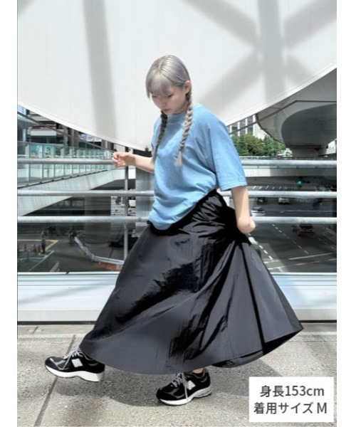 NEW BALANCE(ニューバランス)の「NB Grey ウーブン Tシャツ(Tシャツ/カットソー・メンズ・スカイブルー/ブラック・SMALL/XX-LARGE/X-LARGE/LARGE/MEDIUM)」の19枚目の写真
