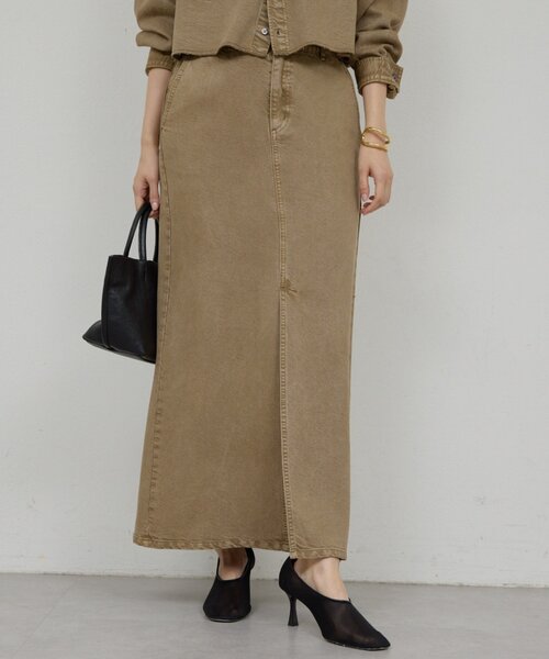 セール】【セットアップ対応】リヨセルスリットスカート（スカート