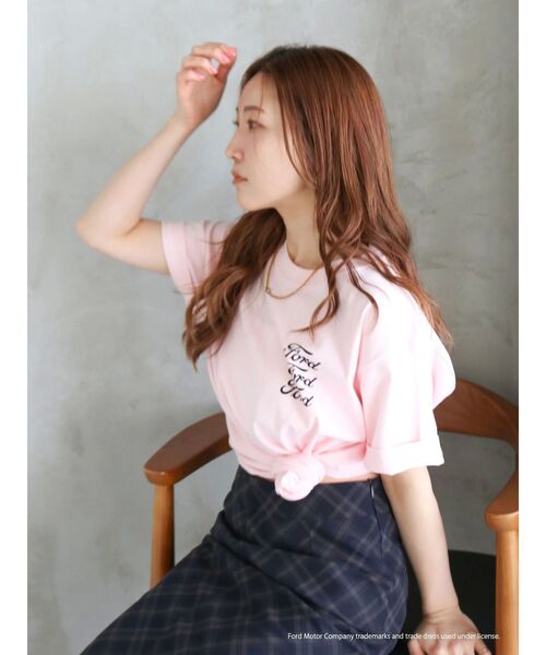Ungrid /アングリッド  Ford ロゴ Tee  25秋冬 112542701301 (10%OFF&PT5倍) Ungrid (アングリッド)Ford ロゴ Tee 25秋冬【112542701301】T