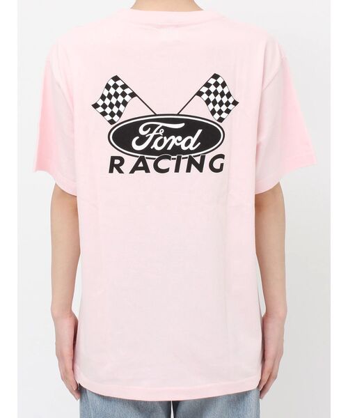 Ungrid（アングリッド）の「FordロゴTee（Tシャツ/カットソー・レディース・ピンク/オフホワイト/チャコールグレー・FREE）」の18枚目の写真