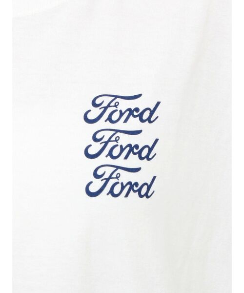 Ungrid（アングリッド）の「FordロゴTee（Tシャツ/カットソー・レディース・ピンク/オフホワイト/チャコールグレー・FREE）」の16枚目の写真