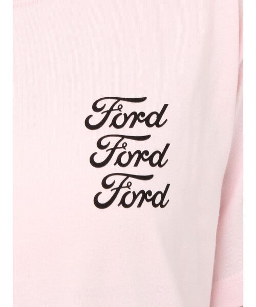 Ungrid（アングリッド）の「FordロゴTee（Tシャツ/カットソー・レディース・ピンク/オフホワイト/チャコールグレー・FREE）」の15枚目の写真