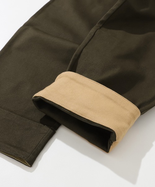 KRIFF MAYER Kid's Collection（クリフメイヤーキッズコレクション）の「綿裾ペロパンツ（チノパンツ・キッズ・カーキ/チャコール/ベージュ/ネイビー・120/130/140/150/160/170）」の14枚目の写真