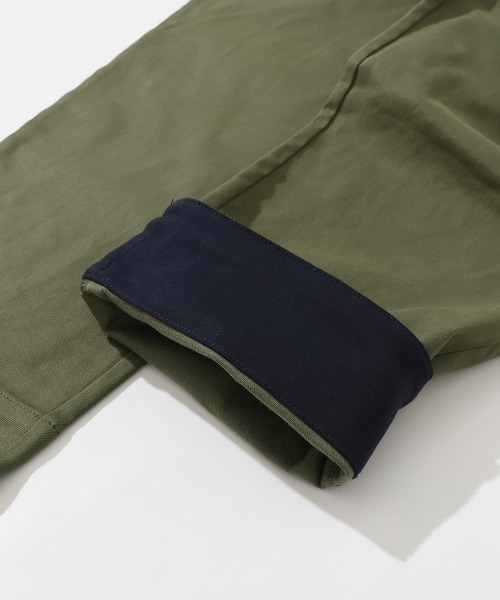 KRIFF MAYER Kid's Collection（クリフメイヤーキッズコレクション）の「綿裾ペロパンツ（チノパンツ・キッズ・カーキ/チャコール/ベージュ/ネイビー・120/130/140/150/160/170）」の18枚目の写真