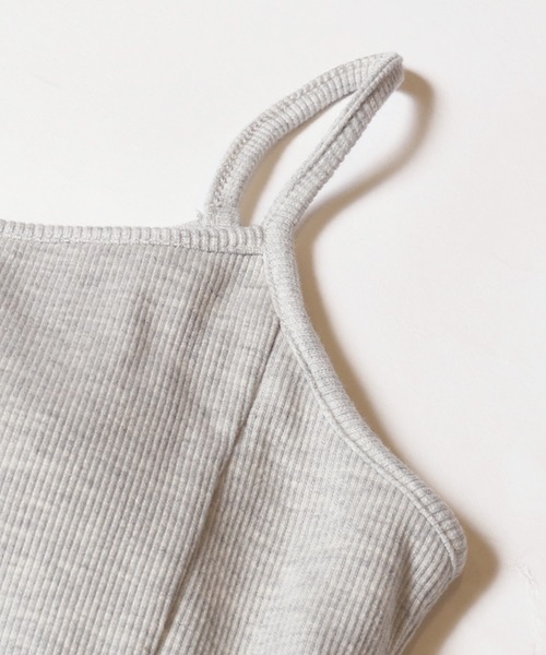 coca(coca)(コカ)の「外で着られるブラワンピース OUT BRA リブキャミワンピース(ワンピース・レディース・グレー/ブラック・M/L/S)」の17枚目の写真