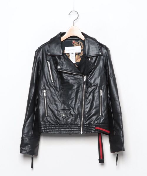 ダブルスタンダード ジャケット 黒色 ダブルスタンダード 黒レザー