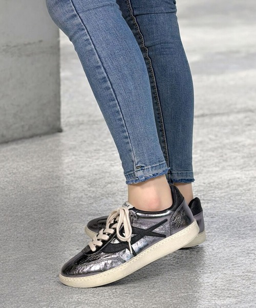 ASH（アッシュ）の「ASH/アッシュ【SUNSET】ローカットスニーカー フラット シルバースニーカー 3.5cmヒール（スニーカー・レディース・ガンメタ/グレー・37/36/35/39/38/40）」の7枚目の写真