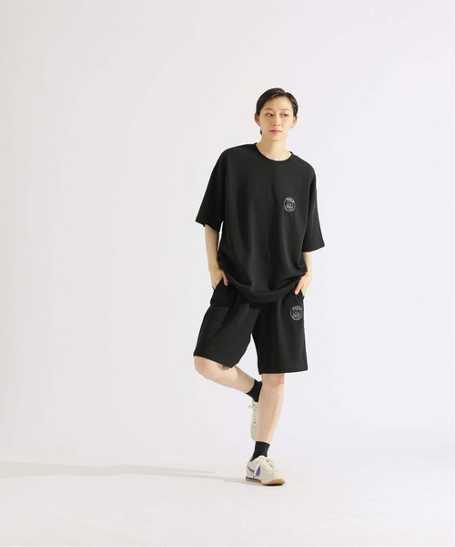 PARIS SAINT-GERMAIN(パリサンジェルマン)の「《追加》【Paris Saint-Germain / パリ・サン=ジェルマン】 JP METALLIC LOGO SHORTS(その他パンツ・メンズ・チャコールグレー/ブラック・MEDIUM/LARGE/X-LARGE)」の3枚目の写真