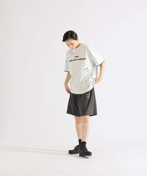 PARIS SAINT-GERMAIN(パリサンジェルマン)の「《追加》【Paris Saint-Germain / パリ・サン=ジェルマン】 JP METALLIC LOGO SHORTS(その他パンツ・メンズ・チャコールグレー/ブラック・MEDIUM/LARGE/X-LARGE)」の10枚目の写真