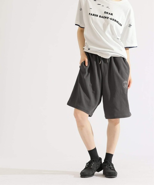 PARIS SAINT-GERMAIN(パリサンジェルマン)の「《追加》【Paris Saint-Germain / パリ・サン=ジェルマン】 JP METALLIC LOGO SHORTS(その他パンツ・メンズ・チャコールグレー/ブラック・MEDIUM/LARGE/X-LARGE)」の12枚目の写真