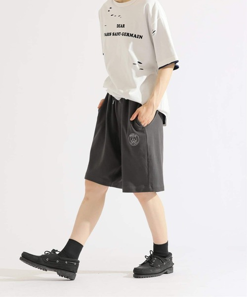 PARIS SAINT-GERMAIN(パリサンジェルマン)の「《追加》【Paris Saint-Germain / パリ・サン=ジェルマン】 JP METALLIC LOGO SHORTS(その他パンツ・メンズ・チャコールグレー/ブラック・MEDIUM/LARGE/X-LARGE)」の13枚目の写真