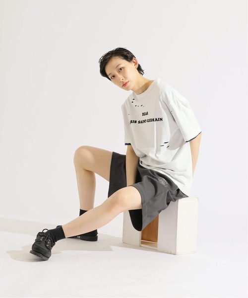 PARIS SAINT-GERMAIN(パリサンジェルマン)の「《追加》【Paris Saint-Germain / パリ・サン=ジェルマン】 JP METALLIC LOGO SHORTS(その他パンツ・メンズ・チャコールグレー/ブラック・MEDIUM/LARGE/X-LARGE)」の15枚目の写真