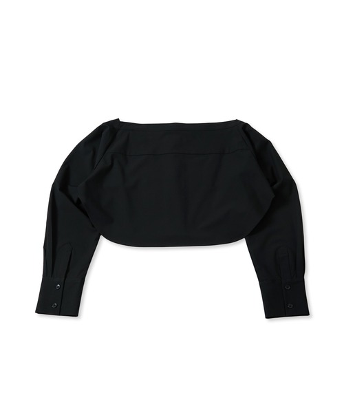 ADAM ET ROPE'(アダムエロペ)の「【一部WEB限定カラー】・【接触冷感】マルチWAYレイヤードシャツスカート(スカート・レディース・ブラック/グレー/ブルー系その他3・36/38)」の8枚目の写真