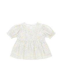 JAMIE KAY（ジェイミーケイ）の「コットンボイル半袖チュニックDaphne Egret（Tシャツ/カットソー）」