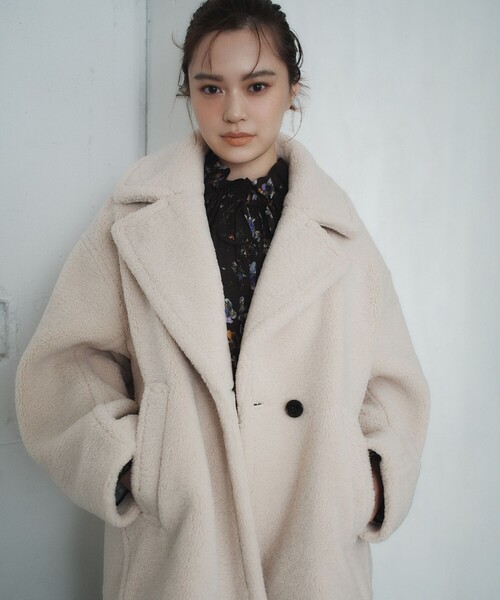 セール】＜EMMEL REFINES＞EM ショートカール ボアコート（チェスター