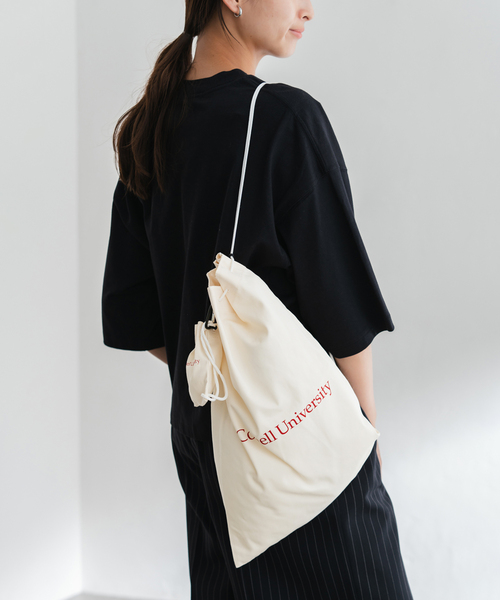 FRAMeWORK（フレームワーク）の「OUT OF FRAMe ランドリーバッグ+Exsmallsize（エコバッグ/サブバッグ・レディース・ブラック/アイボリー/ボルドー・FREE）」の15枚目の写真