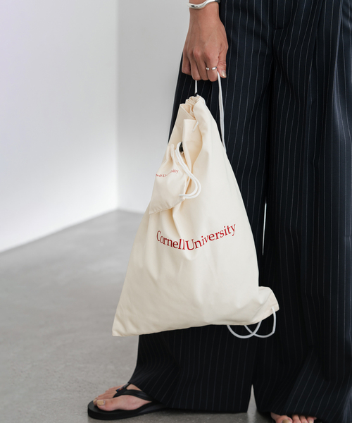 FRAMeWORK（フレームワーク）の「OUT OF FRAMe ランドリーバッグ+Exsmallsize（エコバッグ/サブバッグ・レディース・ブラック/アイボリー/ボルドー・FREE）」の16枚目の写真