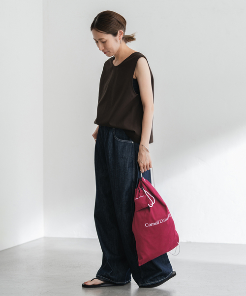 FRAMeWORK（フレームワーク）の「OUT OF FRAMe ランドリーバッグ+Exsmallsize（エコバッグ/サブバッグ・レディース・ブラック/アイボリー/ボルドー・FREE）」の21枚目の写真