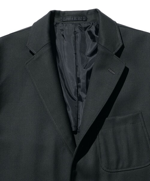 BEAMS PLUS（ビームスプラス）の「ランドリーウール 3ボタン ジャケット ボックスフィット（テーラードジャケット・メンズ・カーキ/チャコールグレー/ネイビー・M/L/S）」の8枚目の写真