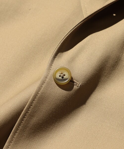 BEAMS PLUS（ビームスプラス）の「ランドリーウール 3ボタン ジャケット ボックスフィット（テーラードジャケット・メンズ・カーキ/チャコールグレー/ネイビー・M/L/S）」の16枚目の写真