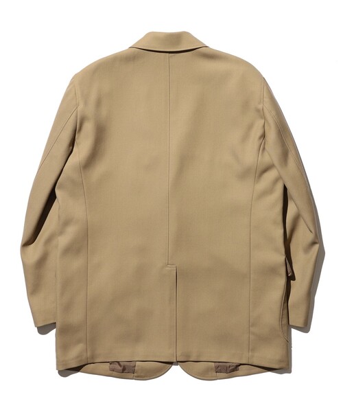 BEAMS PLUS（ビームスプラス）の「ランドリーウール 3ボタン ジャケット ボックスフィット（テーラードジャケット・メンズ・カーキ/チャコールグレー/ネイビー・M/L/S）」の18枚目の写真