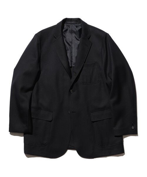 BEAMS PLUS（ビームスプラス）の「ランドリーウール 3ボタン ジャケット ボックスフィット（テーラードジャケット・メンズ・カーキ/チャコールグレー/ネイビー・M/L/S）」の19枚目の写真