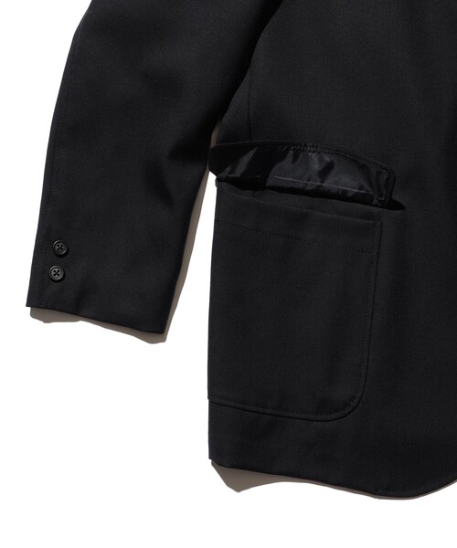 BEAMS PLUS（ビームスプラス）の「ランドリーウール 3ボタン ジャケット ボックスフィット（テーラードジャケット・メンズ・カーキ/チャコールグレー/ネイビー・M/L/S）」の21枚目の写真