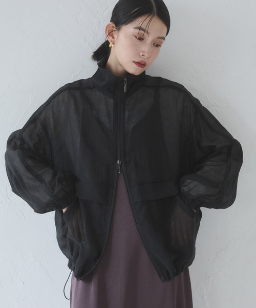 ナイロンシアー Wジップブルゾン