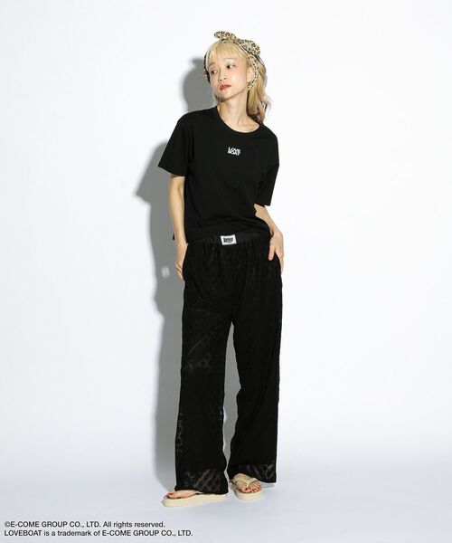 LOVE BOAT（ラブ・ボート）の「■LOVEBOAT フラワーメッシュパンツ（その他パンツ・レディース・ブラック・FREE）」の4枚目の写真