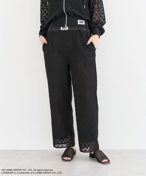LOVE BOAT（ラブ・ボート）の「■LOVEBOAT フラワーメッシュパンツ（その他パンツ・レディース・ブラック・FREE）」の11枚目の写真