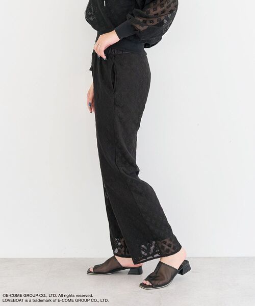 LOVE BOAT（ラブ・ボート）の「■LOVEBOAT フラワーメッシュパンツ（その他パンツ・レディース・ブラック・FREE）」の12枚目の写真