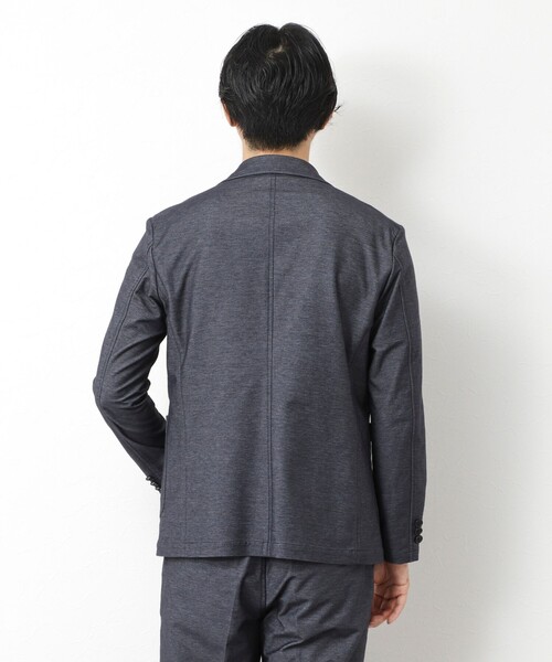 NOLLEY’S（ノーリーズ）の「《ビジカジ/セットアップ対応》【ALBINI】《吸水速乾》綾ジャージーイージーJK 25AW（テーラードジャケット・メンズ・ネイビー/ブラック・L/XL/S/M）」の6枚目の写真