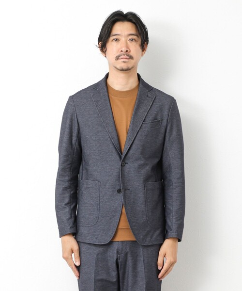 NOLLEY’S（ノーリーズ）の「《ビジカジ/セットアップ対応》【ALBINI】《吸水速乾》綾ジャージーイージーJK 25AW（テーラードジャケット・メンズ・ネイビー/ブラック・L/XL/S/M）」の22枚目の写真