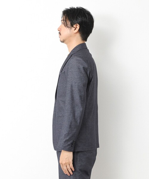 NOLLEY’S（ノーリーズ）の「《ビジカジ/セットアップ対応》【ALBINI】《吸水速乾》綾ジャージーイージーJK 25AW（テーラードジャケット・メンズ・ネイビー/ブラック・L/XL/S/M）」の21枚目の写真