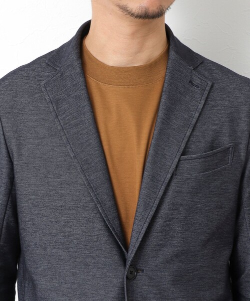 NOLLEY’S（ノーリーズ）の「《ビジカジ/セットアップ対応》【ALBINI】《吸水速乾》綾ジャージーイージーJK 25AW（テーラードジャケット・メンズ・ネイビー/ブラック・L/XL/S/M）」の18枚目の写真