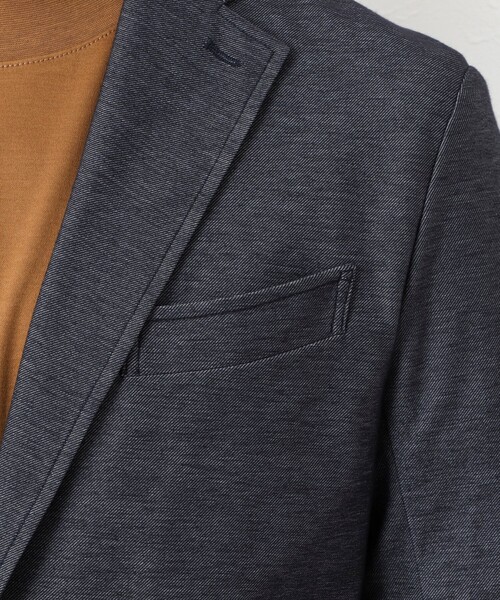 NOLLEY’S（ノーリーズ）の「《ビジカジ/セットアップ対応》【ALBINI】《吸水速乾》綾ジャージーイージーJK 25AW（テーラードジャケット・メンズ・ネイビー/ブラック・L/XL/S/M）」の17枚目の写真