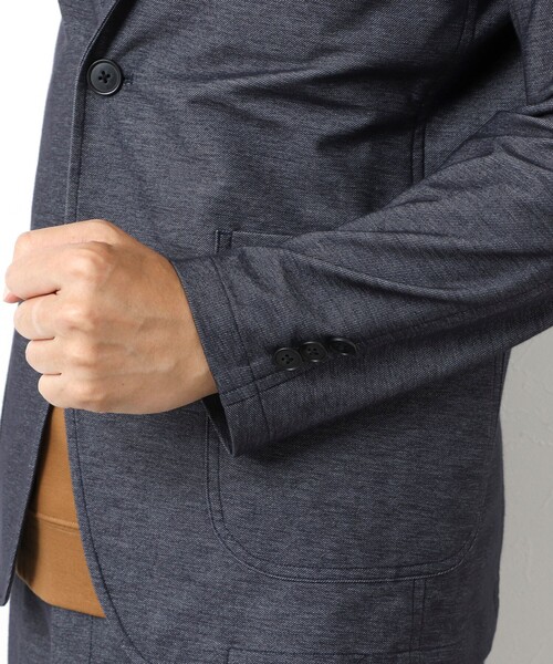 NOLLEY’S（ノーリーズ）の「《ビジカジ/セットアップ対応》【ALBINI】《吸水速乾》綾ジャージーイージーJK 25AW（テーラードジャケット・メンズ・ネイビー/ブラック・L/XL/S/M）」の16枚目の写真