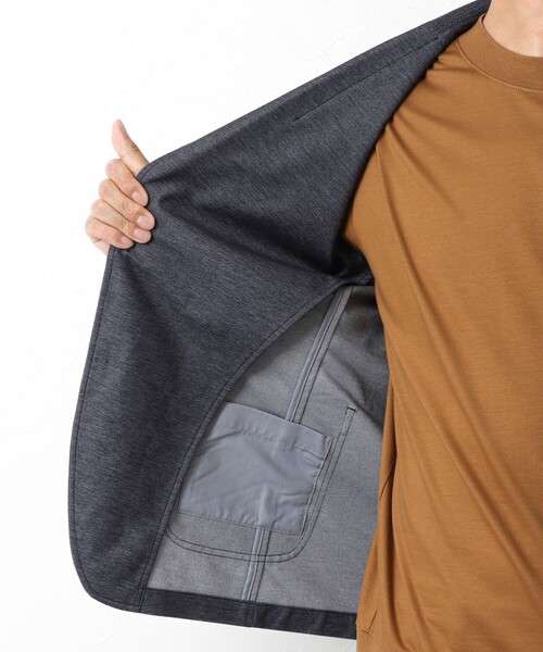 NOLLEY’S（ノーリーズ）の「《ビジカジ/セットアップ対応》【ALBINI】《吸水速乾》綾ジャージーイージーJK 25AW（テーラードジャケット・メンズ・ネイビー/ブラック・L/XL/S/M）」の13枚目の写真