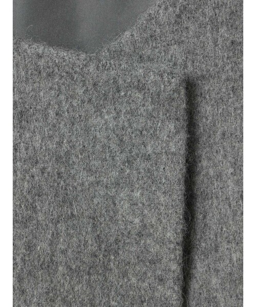 mizuiro ind ポケット付きクルーネックベスト（ベスト）｜mizuiroind