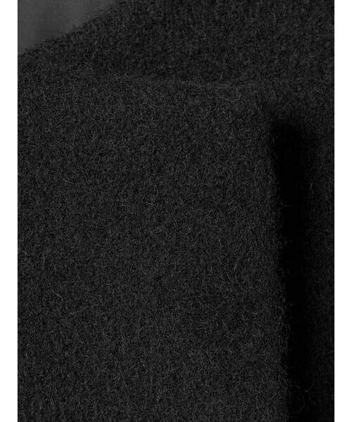 2025 ミズイロインド　ポケット付きクルーネックベスト　黒 ブランケット付き 2025 ミズイロインド ポケット付きクルーネックベスト 黒 ブランケット